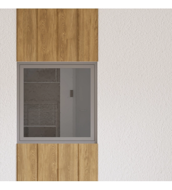 Fasadna obloga imitacija drveta, stiropor, hrast, 18 cm x 1,9 cm x 200 cm (0,36 m2)