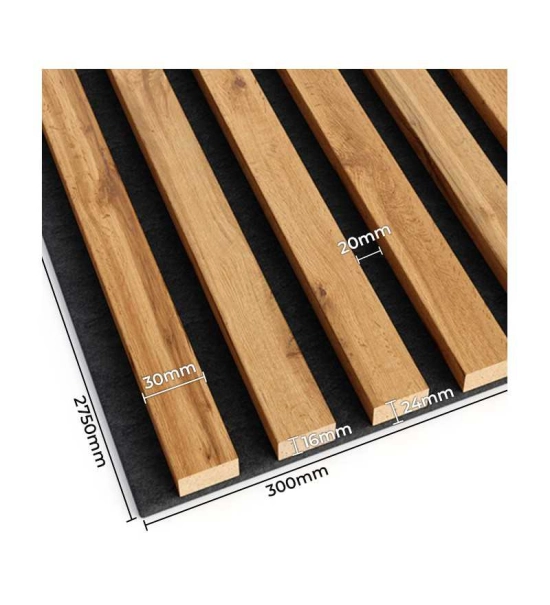 Akustični panel, naravni hrast, 60x60cm