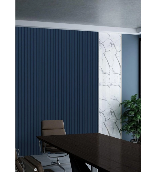 ZAOBLJEN stenski panel, masivni les, vodoodporen, TEMNO MODRO, 147x2750 mm (0.40 m²)