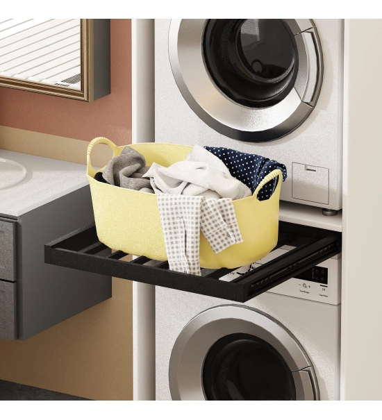 Mosó- és szárítógép szekrény, fehér