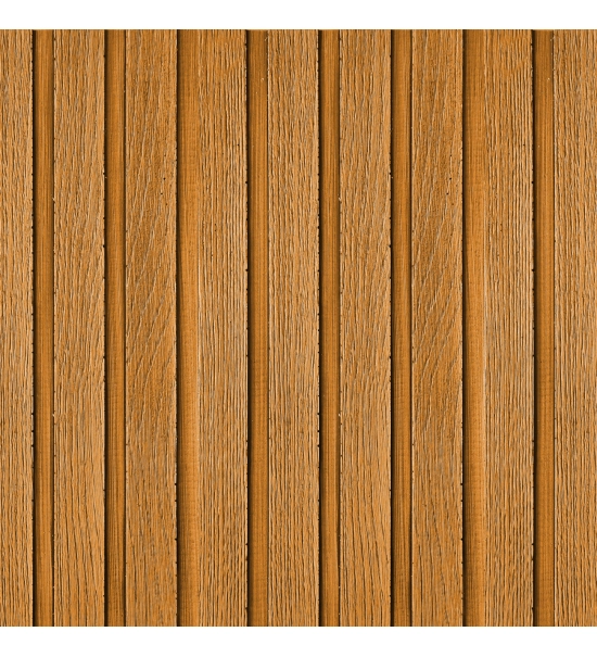 Lamella facade cladding, wood imitation, GOLDEN OAK, 260 x 18 x 0.3 cm (0.47 m²)
