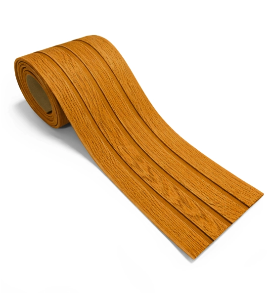 Lamella facade cladding, wood imitation, GOLDEN OAK, 260 x 18 x 0.3 cm (0.47 m²)