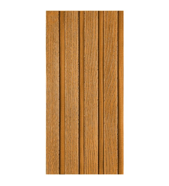 Lamella facade cladding, wood imitation, GOLDEN OAK, 260 x 18 x 0.3 cm (0.47 m²)