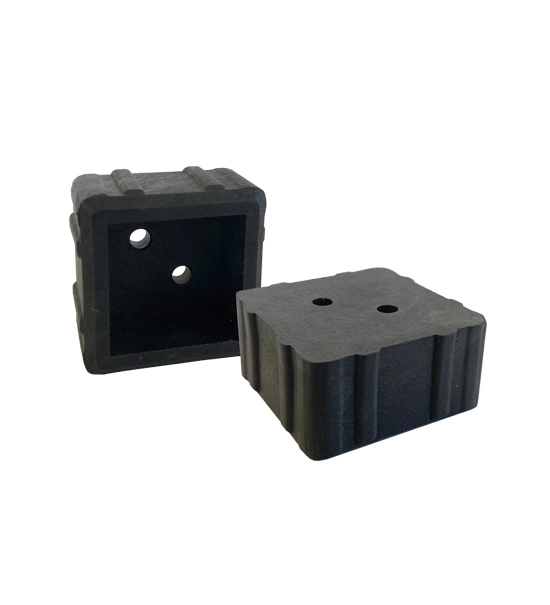 Montažni nosači od tvrde plastike za WPC drvene brisoleje (2 kom)