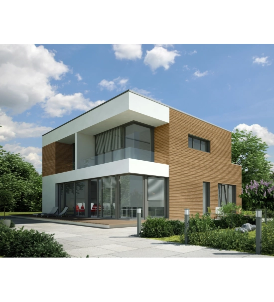 Fasadna obloga u roli, imitacija drveta, SVIJETLI HRAST, 260cm x 18 cm x 0,3 cm (0,47 m²)