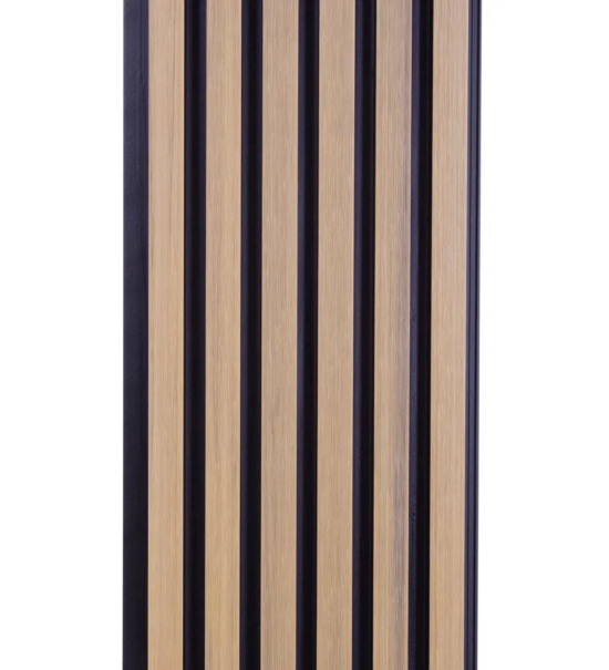 WPC fasadni panel, 223x26x2900 mm, SVJETLI HRAST s crnim fugama, 6 rešetki (0,64 m²)