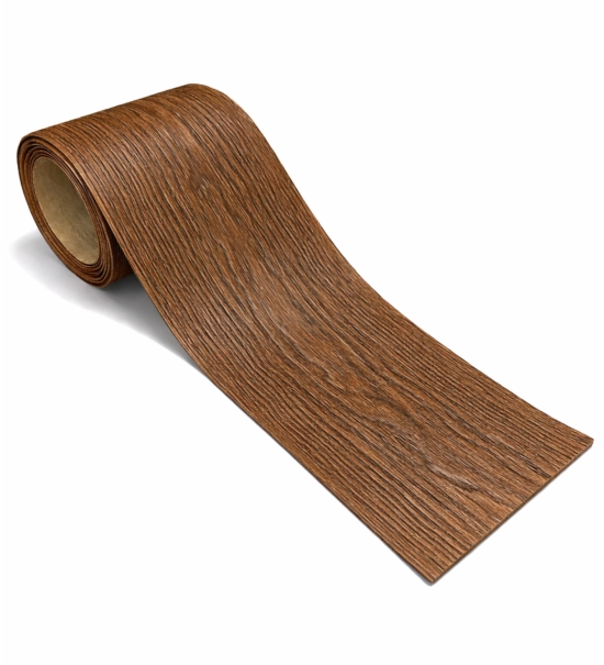 Fasadna obloga u roli, imitacija drveta, orah, 260cm x 18 cm x 0,3 cm (0,47 m²)