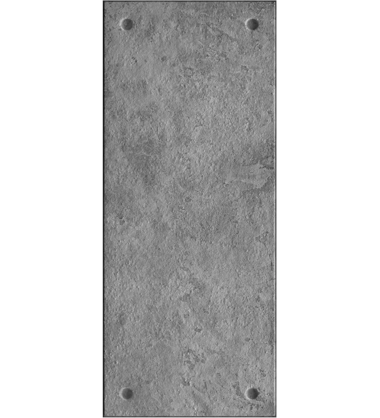 Fasadni dekorativni panel, imitacija BETONA, stiropor, 120x50 cm (0,60 m²)