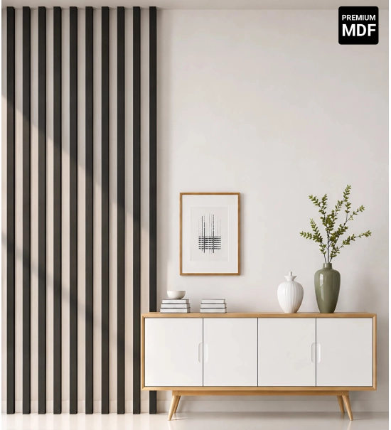 3D decorative slats, wooden strips for walls, ceiling, or partition wall (28x37 mm) (FLAGSTAFF OAK)