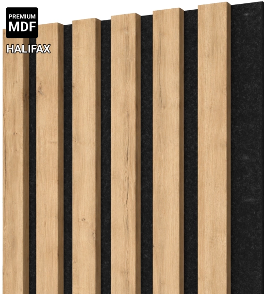 Akustični drveni panel, OAK HALIFAX, 28x275 cm (0,77 m²)