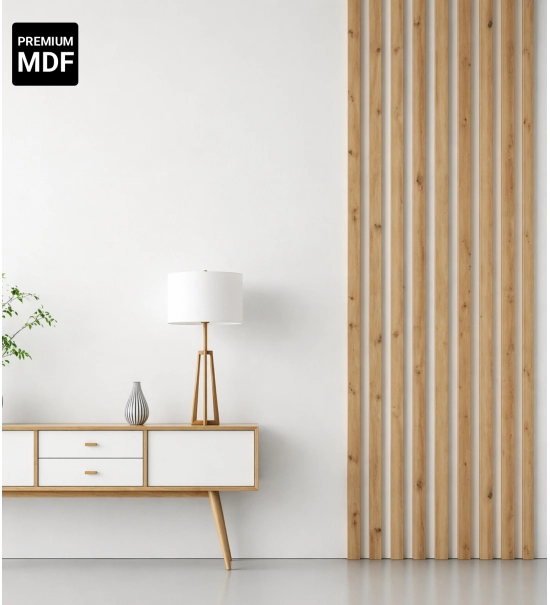 3D Lamella falburkolat, MDF (artisan tölgy) 30x40x2750 cm