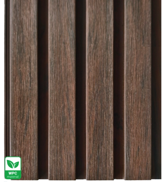 WPC wall cladding panel, board, WPC, 219x26x2900mm, walnut (0.63 m2)