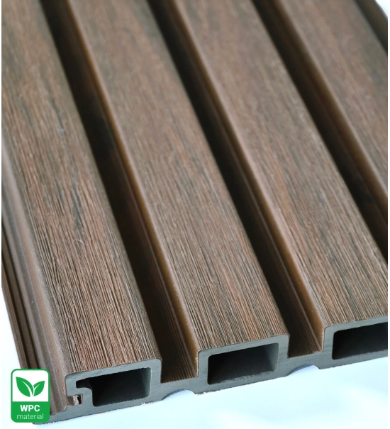 WPC wall cladding panel, board, WPC, 219x26x2900mm, walnut (0.63 m2)