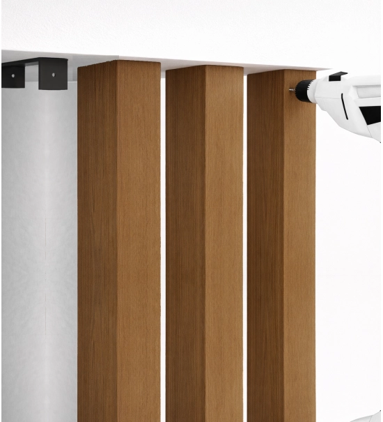 U-alakú tartó fa brizolejekhez, rejtett rögzítéshez, horganyzott acél, 87x37 mm