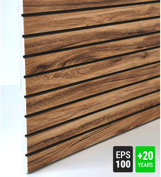 Fasadni panel, imitacija drveta, SIBIRSKI ARIŠ, 120x50x2 cm, stiropor (0,60 m²)