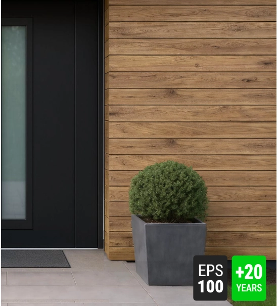 Fasadni panel, imitacija lesa, CRAFT SVETLI HRAST, 120x50x2 cm, stiropor (0.60 m²)