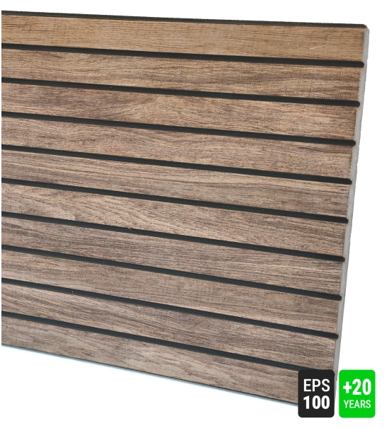 Fasadni panel, imitacija drveta, STARI ORAH, 120x50x2 cm, stiropor (0,60 m²)