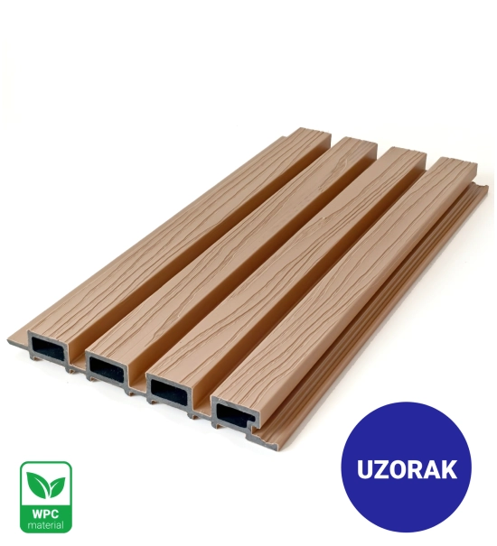 [UZORAK] WPC fasadni panel, LJEŠNJAK