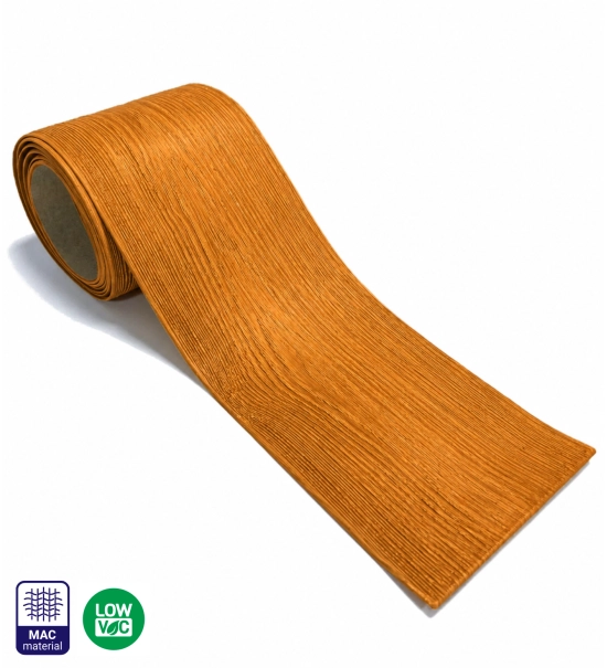 Facade cladding in a roll, wooden imitation, golden oak, 260cm x 18 cm x 0,3 cm (0.47 m²)