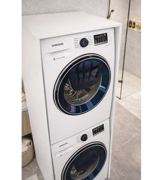 Washing Machine and Dryer Cabinet 180 × 64 × 60 cm