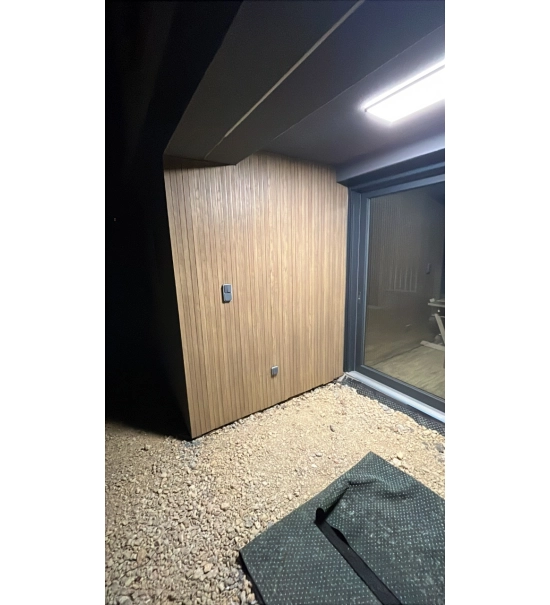 Lamelna fasadna obloga, imitacija drveta, PJESKOVITA BOJA, 260 x 18 x 0,3 cm (0,47 m²)