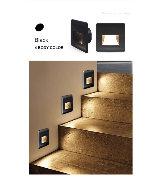 Vgradna LED svetilka z vgrajenim senzorjem gibanja