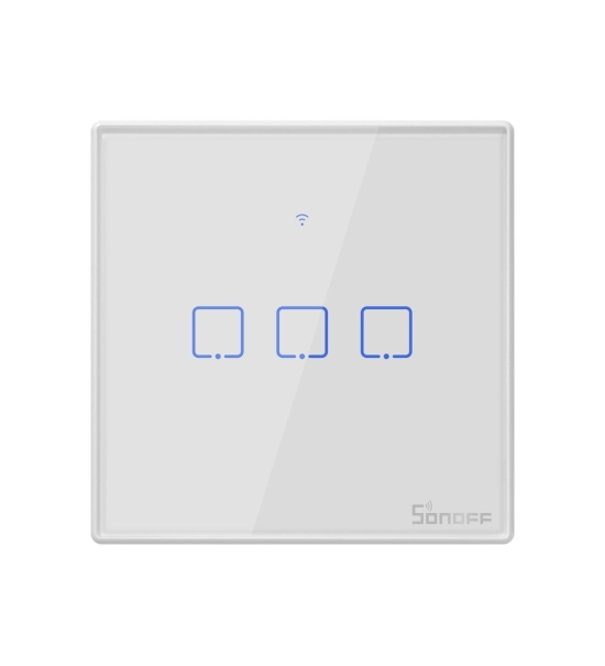 White Wi-Fi smart wall switch
