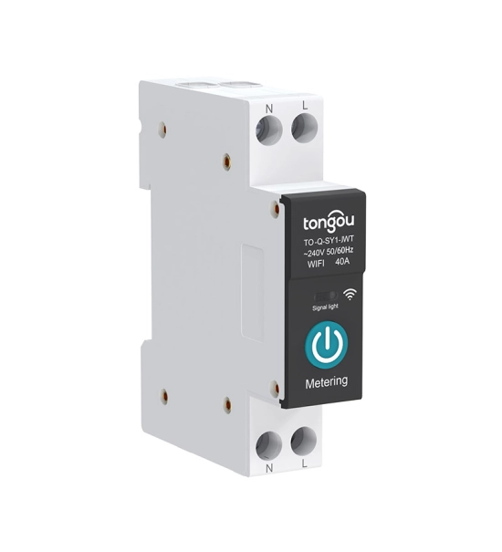 WI-FI pametan osigurač s mjerenjem, 1P 10-63A, DIN tračnica za pametni dom