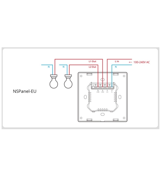 Sonoff NSPanel - stensko stikalo za regulacija temperature, kontrol svetlobe