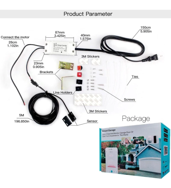 Wi-Fi pametni krmilnik za odpiranje garažnih vrat