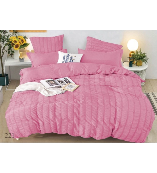 Posteljnina 160x200, 3 delna, roza