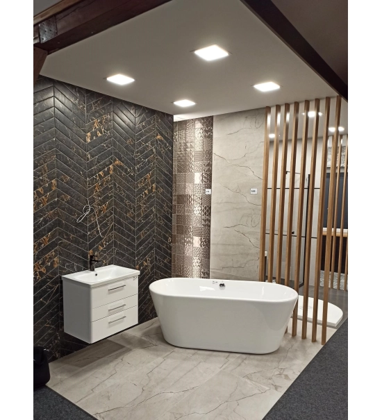 DYI Wooden partition wall (oak wotan)