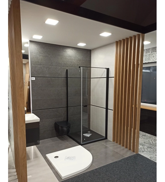 DYI Wooden partition wall (oak wotan)