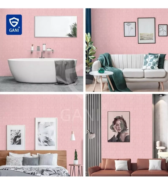 3D samoljepljive tapete naljepnice koje izgledaju kao cigla 3,5 mm (bijele) (10 komada / 5,39 m2)