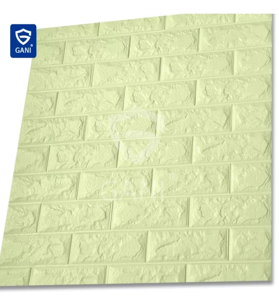 3D samoljepljive tapete naljepnice koje izgledaju kao cigla 3,5 mm (bijele) (10 komada / 5,39 m2)