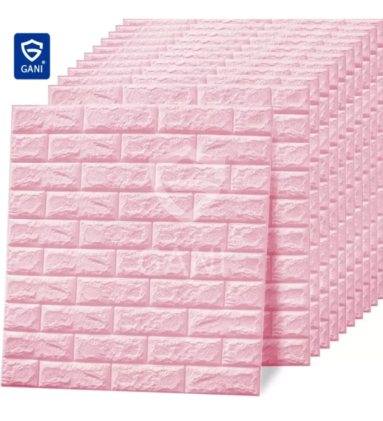 3D self-adhesive brick look wallpaper stickers 3.5 mm (10 pieces / 5.39 m2)