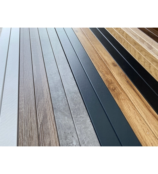 Vzorec stenske dekorativne lamele 3D (1.6x3cm)