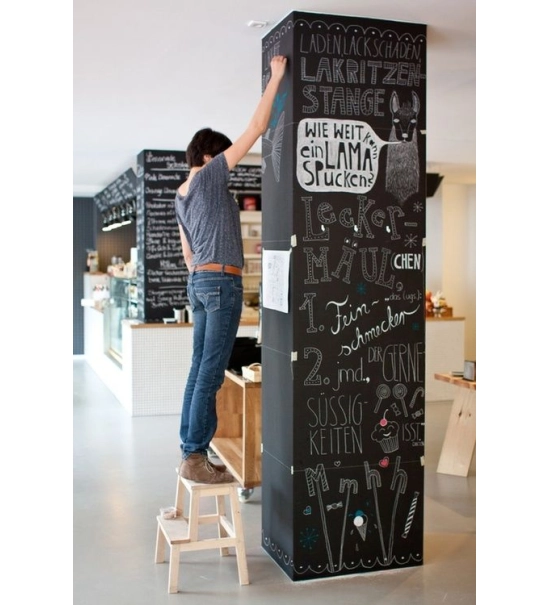 Self-adhesive film type "chalkboard" for children's room wall 45x200 cm