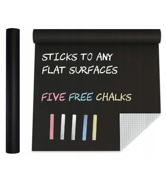 Self-adhesive film type "chalkboard" for children's room wall 45x200 cm
