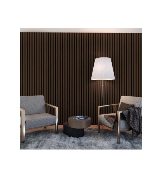 3D dekorativne letvice za zid, ukrasne, drvene (oreh) 16x28mm