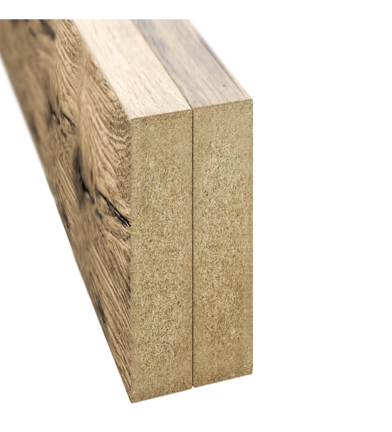 DYI Wooden partition wall (oak wotan)