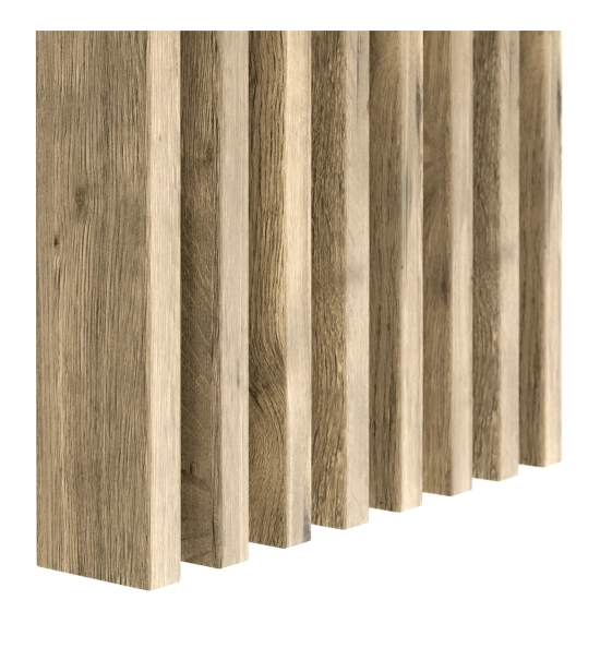 DIY wooden partition wall (wotan oak)